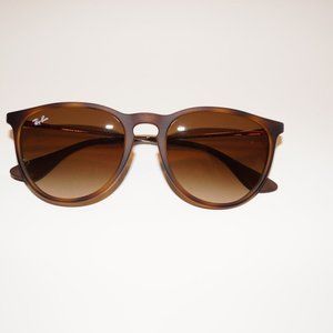 Ray-Ban Erika brown sunglasses.